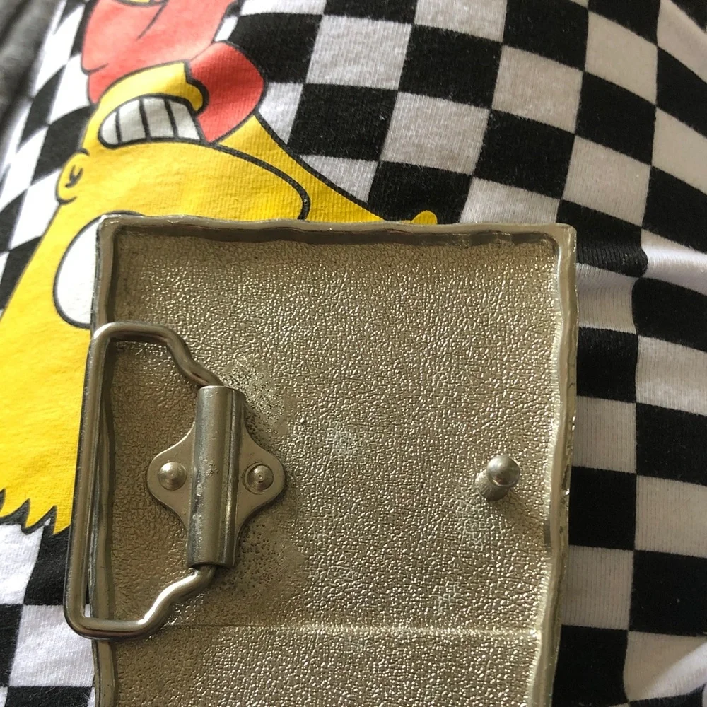 SpongeBob SquarePants Enamel belt buckle yellow